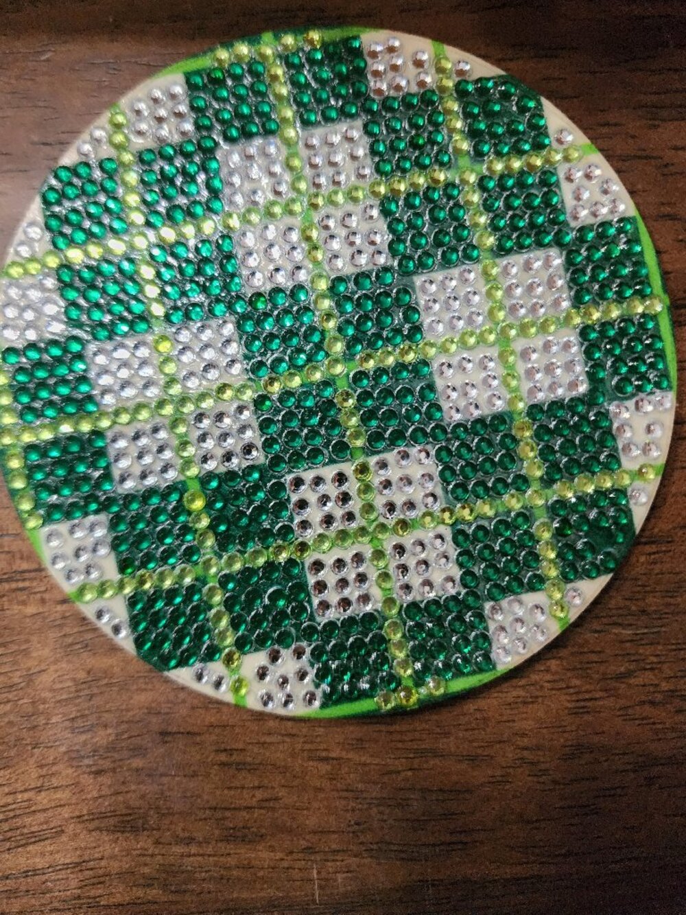 St. Patricks Diamond Art Coaster Set